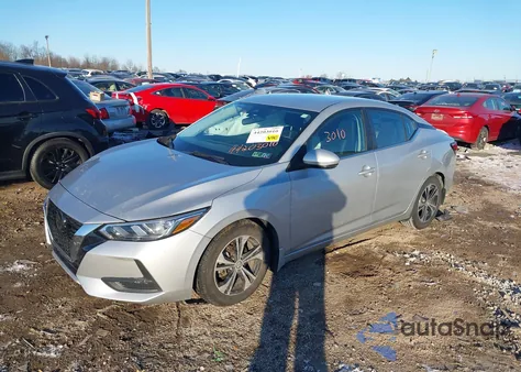 2020 Nissan Sentra Sv Xtronic Cvt z USA, uszkodzony, nr VIN 3N1AB8CVXLY262710